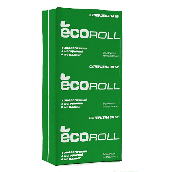 Утеплитель Ecoroll TS 040 плита 1230x610x100 мм 8 плит