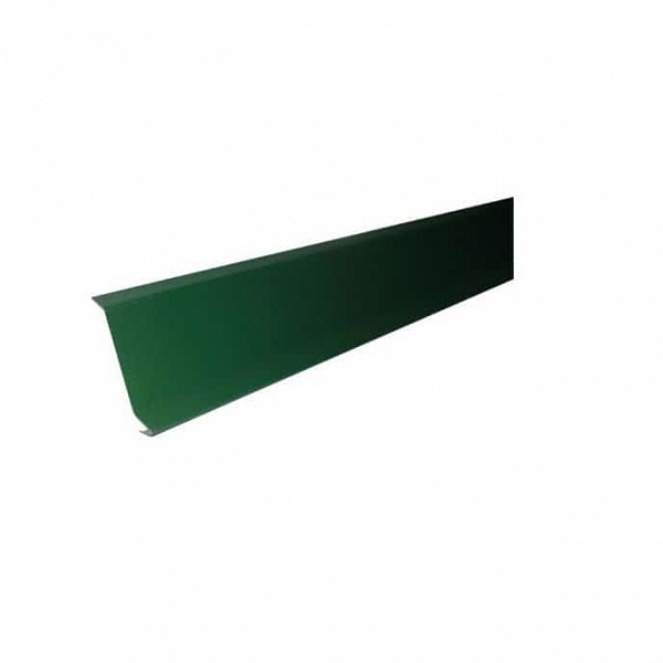 Планка примыкания Шинглас пластизол RAL 6007 зелёная 20 45 15 10 мм шт